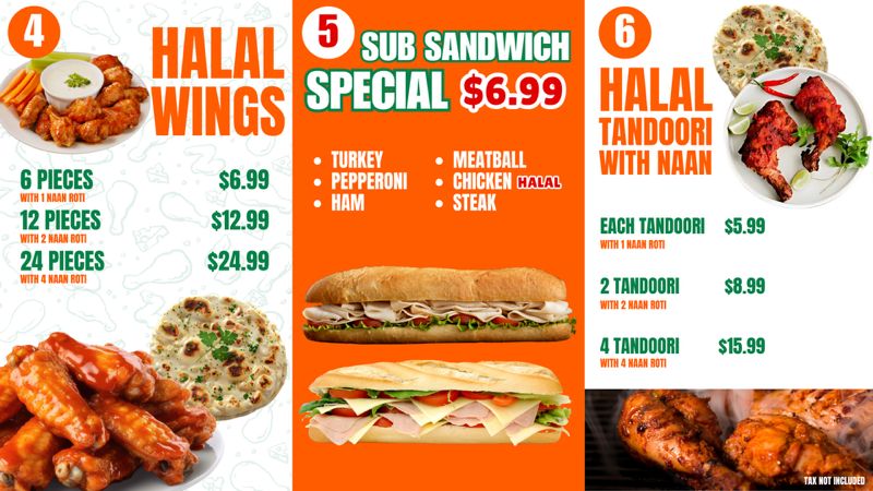 Deals on Wings and Tandoori